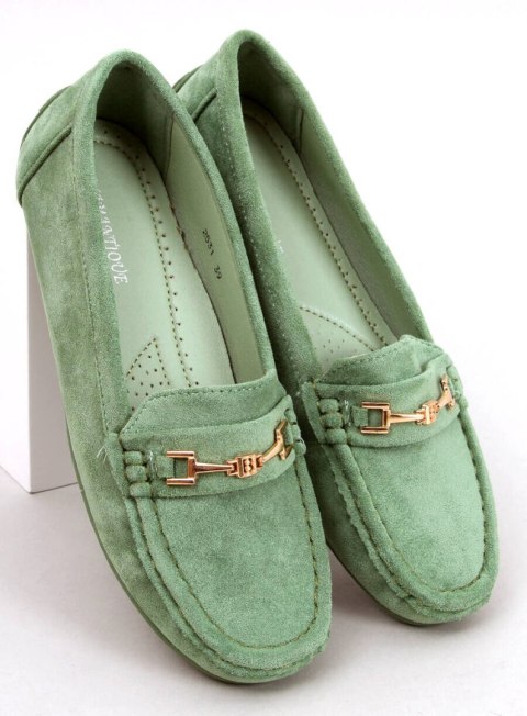 Mokasyny damskie zamszowe SOURD L.GREEN Mokasyny damskie zamszowe SOURD L.GREEN