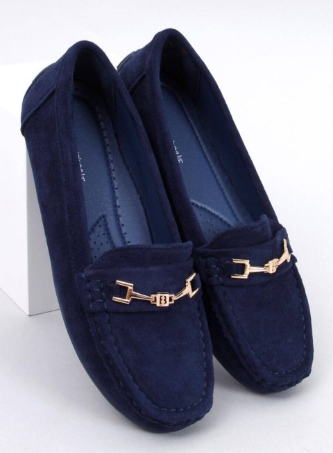 Mokasyny damskie zamszowe SOURD NAVY Mokasyny damskie zamszowe SOURD NAVY