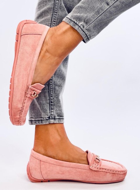 Mokasyny damskie zamszowe SOURD PINK Mokasyny damskie zamszowe SOURD PINK