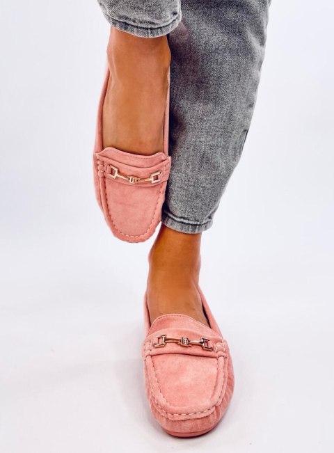 Mokasyny damskie zamszowe SOURD PINK Mokasyny damskie zamszowe SOURD PINK