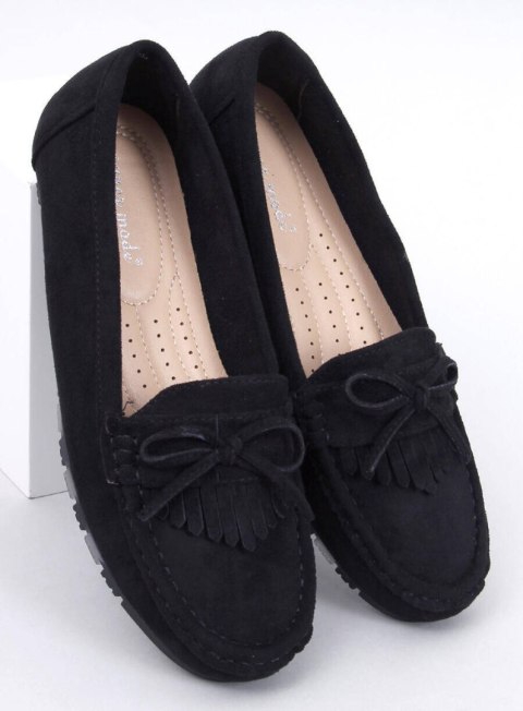 Mokasyny zamszowe MOUTON BLACK Mokasyny zamszowe MOUTON BLACK