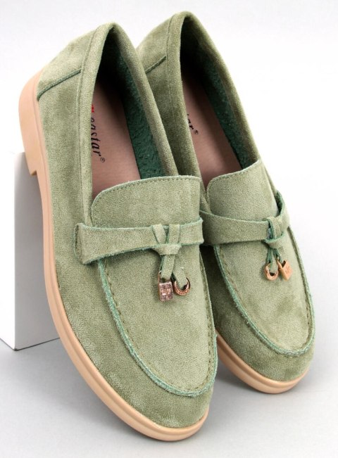 Mokasyny zamszowe OTTAVIA GREEN Mokasyny zamszowe OTTAVIA GREEN