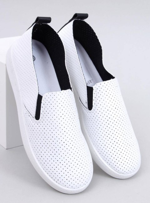 Tenisówki slip-on JOUSSE WHITE/BLACK