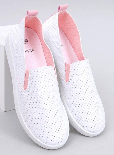 Tenisówki slip-on JOUSSE WHITE/PINK