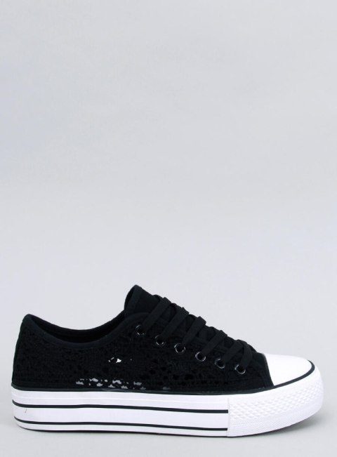 Trampki koronkowe FERRIE BLACK Trampki koronkowe FERRIE BLACK