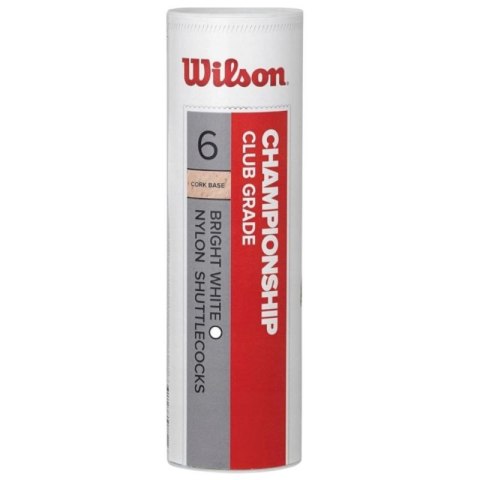 Lotki do badmintona Wilson Championship 6szt. WRT6042WH79 Lotki do badmintona Wilson Championship 6szt. WRT6042WH79
