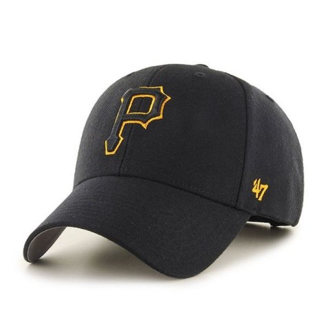 Czapka z daszkiem 47 Brand Mlb Pittsburgh Pirtes B-MVP20WBV-BKJ Czapka z daszkiem 47 Brand Mlb Pittsburgh Pirtes B-MVP20WBV-BKJ