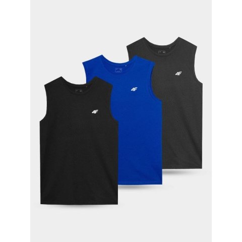 Koszulka 4F M 4FWSS24TSLEM115-90S 3PAK Koszulka 4F M 4FWSS24TSLEM115-90S 3PAK