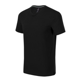 Koszulka Malfini Action V-neck M MLI-70001 czarny