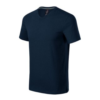 Koszulka Malfini Action V-neck M MLI-70002 granatowy