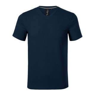 Koszulka Malfini Action V-neck M MLI-70002 granatowy