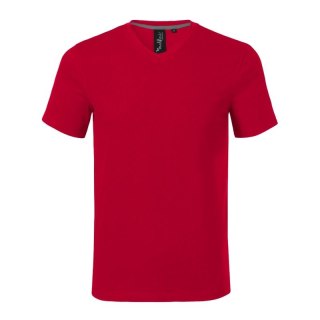 Koszulka Malfini Action V-neck M MLI-70071 formula red