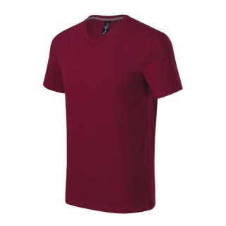 Koszulka Malfini Action V-neck M MLI-70086 garnet