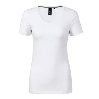 Koszulka Malfini Action V-neck W MLI-70100 biały