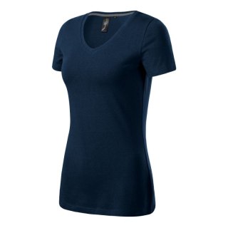 Koszulka Malfini Action V-neck W MLI-70102 granatowy