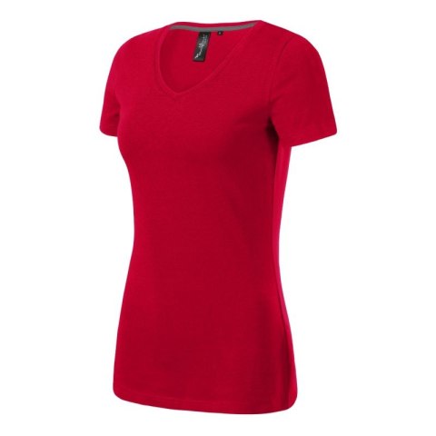 Koszulka Malfini Action V-neck W MLI-70171 formula red