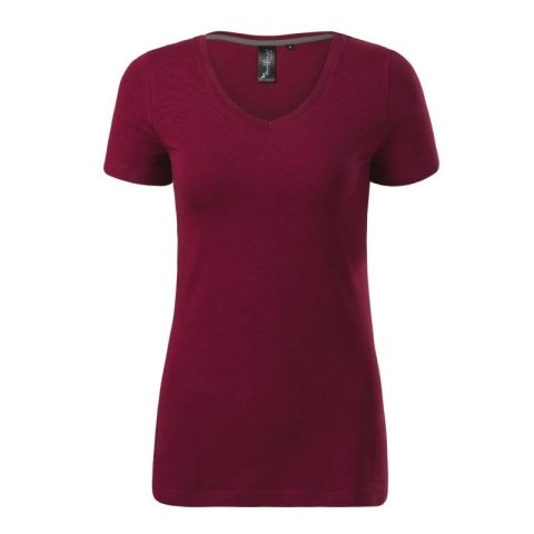 Koszulka Malfini Action V-neck W MLI-70186 garnet