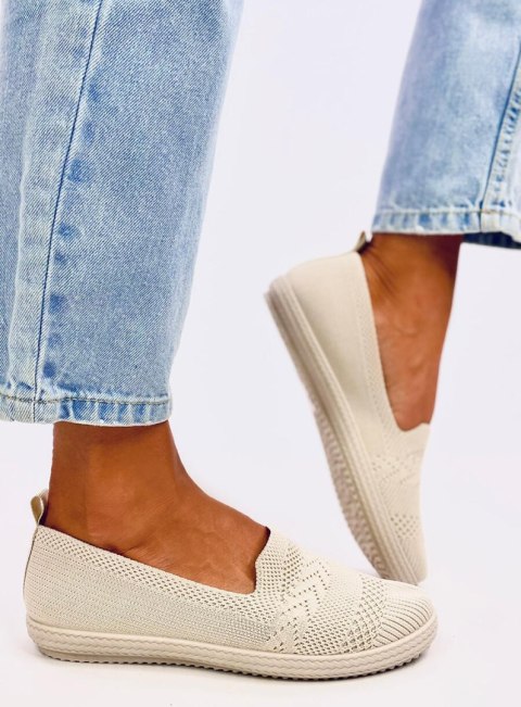 Baleriny skarpetkowe COULIS BEIGE Baleriny skarpetkowe COULIS BEIGE