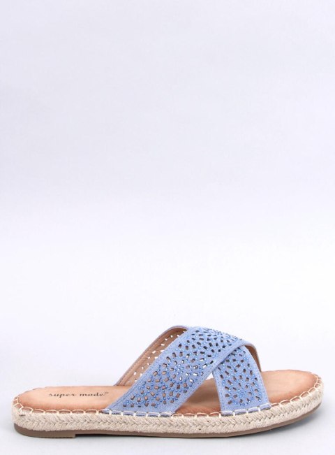 Klapki damskie espadryle BAKOU BLUE