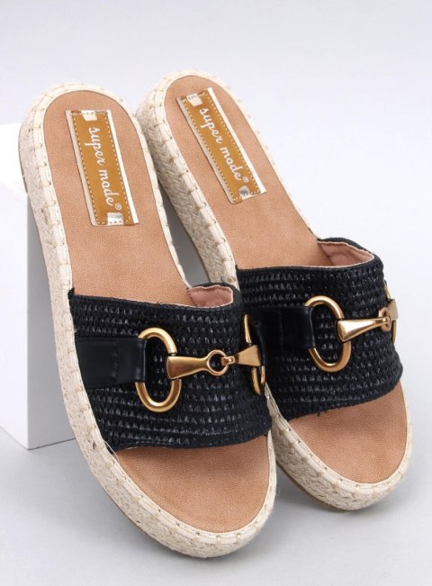 Klapki espadryle MATERS BLACK Klapki espadryle MATERS BLACK