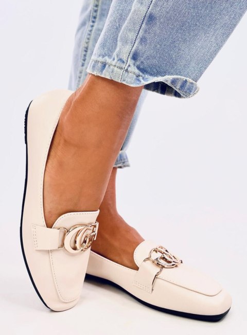 Mokasyny damskie ELISA BEIGE Mokasyny damskie ELISA BEIGE