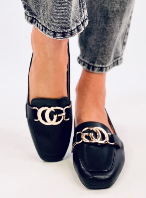 Mokasyny damskie ELISA BLACK Mokasyny damskie ELISA BLACK
