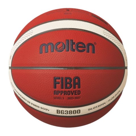 Piłka koszykowa Molten Igrzyska Olimpijskie Paryż 2024 B7G3800-2-S4F Piłka koszykowa Molten Igrzyska Olimpijskie Paryż 2024 B7G3800-2-S4F