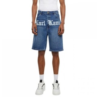 Spodenki Karl Kani Og Old English Denim Shorts Vintage M 6010269