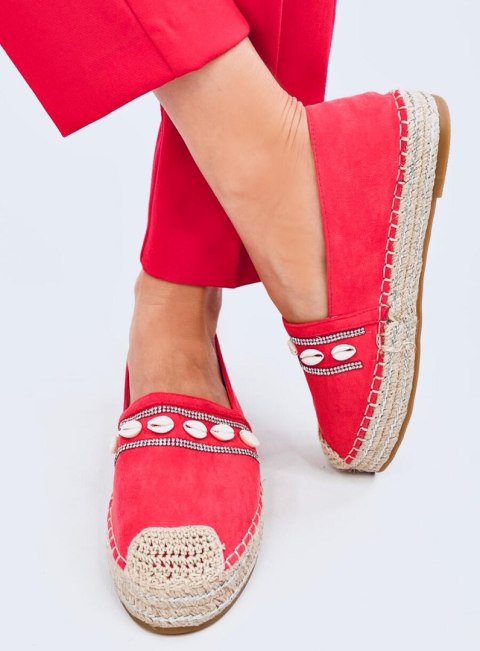 Espadryle z muszelkami OCEAN ORANGE Espadryle z muszelkami OCEAN ORANGE
