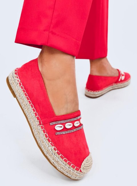 Espadryle z muszelkami OCEAN ORANGE Espadryle z muszelkami OCEAN ORANGE
