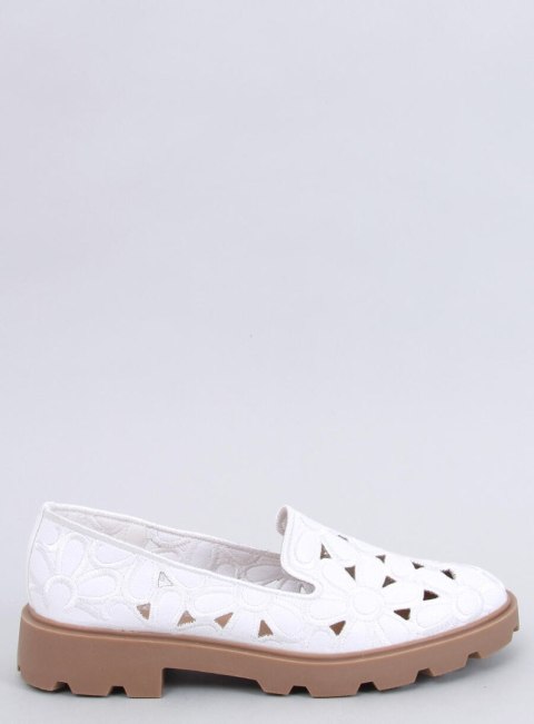 Mokasyny ażurowe REDONI WHITE Mokasyny ażurowe REDONI WHITE