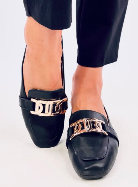 Mokasyny damskie LIDIA BLACK Mokasyny damskie LIDIA BLACK