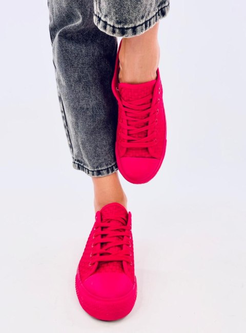 Trampki jednokolorowe SEARS RED Trampki jednokolorowe SEARS RED