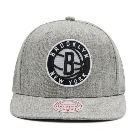 Czapka z daszkiem Mitchell & Ness NBA Brooklyn Nets Team Logo High Crown 6 Panel Classic Red Snapback HHSS3272-BNEYYPPPGYHT