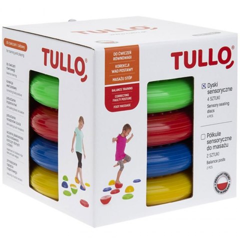 Dyski sensoryczne 4 szt. Tullo 457 Dyski sensoryczne 4 szt. Tullo 457
