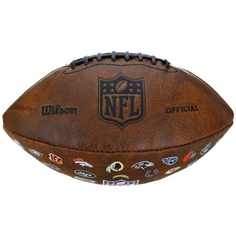 Piłka Wilson NFL Official Throwback 32 Team Logo Ball WTF1758XBNF32