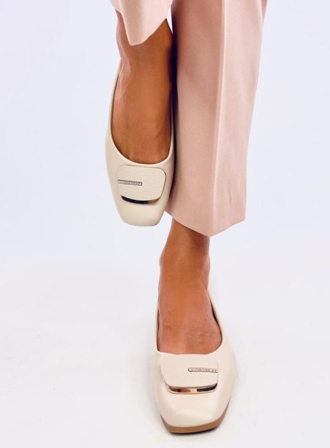 Baleriny eleganckie MONTANI BEIGE II GATUNEK Baleriny eleganckie MONTANI BEIGE II GATUNEK