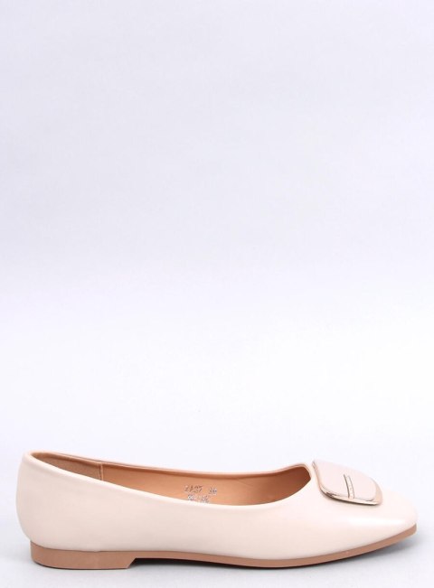 Baleriny eleganckie MONTANI BEIGE II GATUNEK Baleriny eleganckie MONTANI BEIGE II GATUNEK