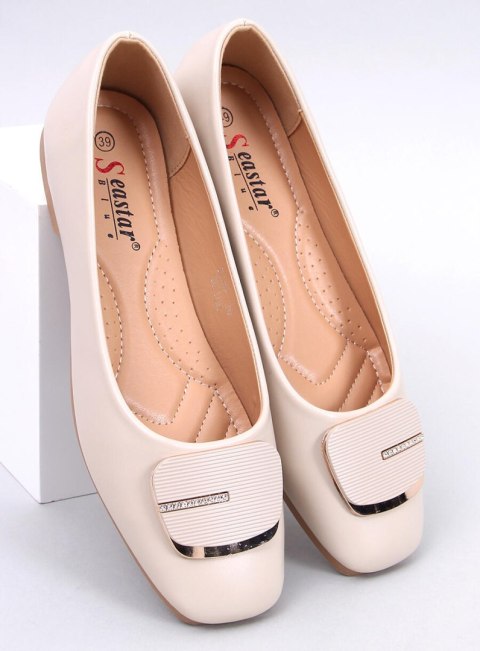 Baleriny eleganckie MONTANI BEIGE II GATUNEK Baleriny eleganckie MONTANI BEIGE II GATUNEK