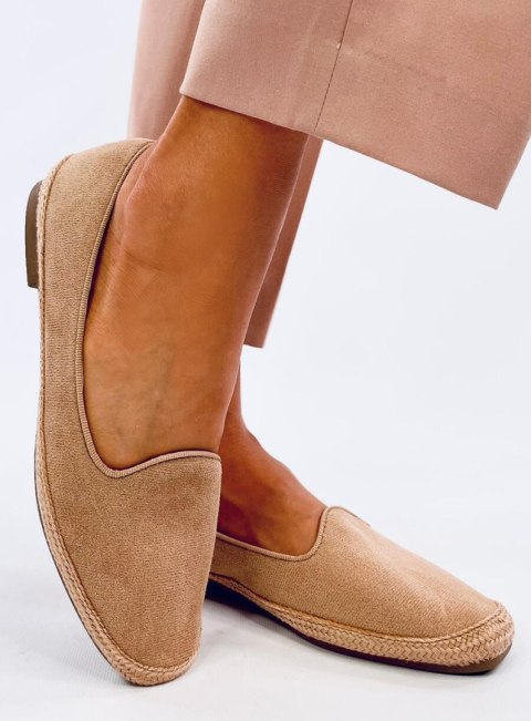 Baleriny espadryle damskie BALLOT CAMEL Baleriny espadryle damskie BALLOT CAMEL
