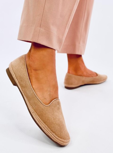 Baleriny espadryle damskie BALLOT CAMEL Baleriny espadryle damskie BALLOT CAMEL