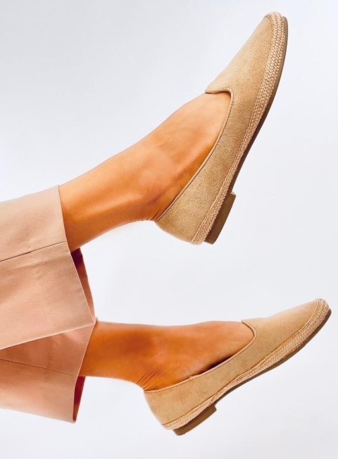 Baleriny espadryle damskie BALLOT CAMEL Baleriny espadryle damskie BALLOT CAMEL