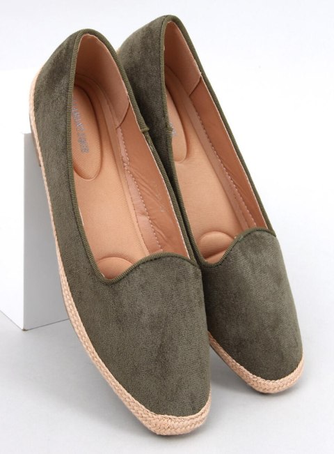 Baleriny espadryle damskie BALLOT OLIVE