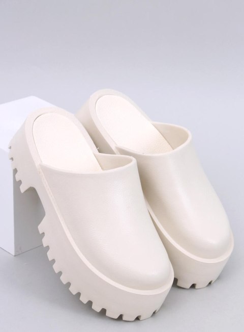 Klapki chodaki piankowe ERNEST BEIGE Klapki chodaki piankowe ERNEST BEIGE