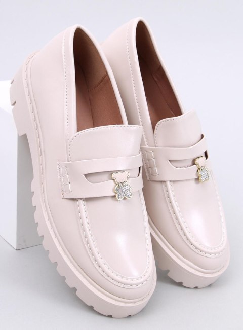 Mokasyny na platformie RIMET BEIGE Mokasyny na platformie RIMET BEIGE