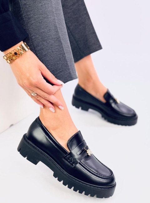 Mokasyny na platformie RIMET BLACK Mokasyny na platformie RIMET BLACK