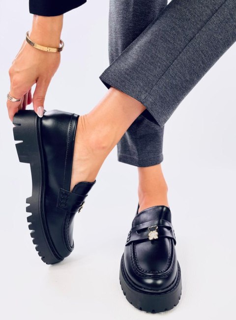 Mokasyny na platformie RIMET BLACK Mokasyny na platformie RIMET BLACK