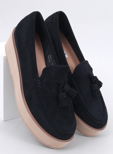 Mokasyny na platformie TEMPLIN BLACK Mokasyny na platformie TEMPLIN BLACK