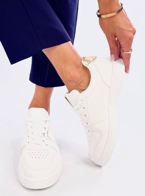 Sneakersy damskie LEMORO GOLD Sneakersy damskie LEMORO GOLD