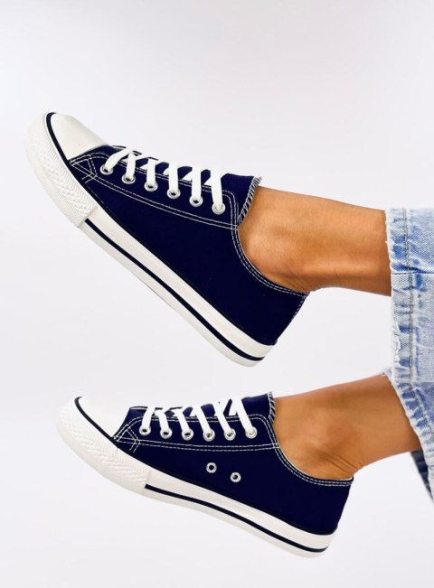Trampki damskie klasyczne BASIC D.BLUE / NAVY Trampki damskie klasyczne BASIC D.BLUE / NAVY